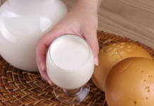 Suco de aveia com canela